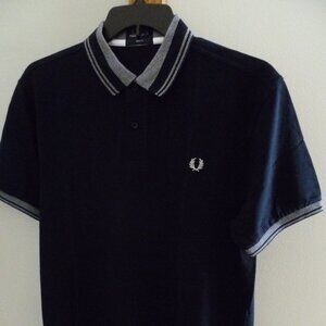 FRED PERRY SLIM FIT POLO 2XL - NAVY